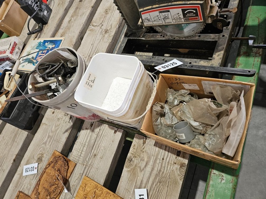 Assorted Hardware And Buckets