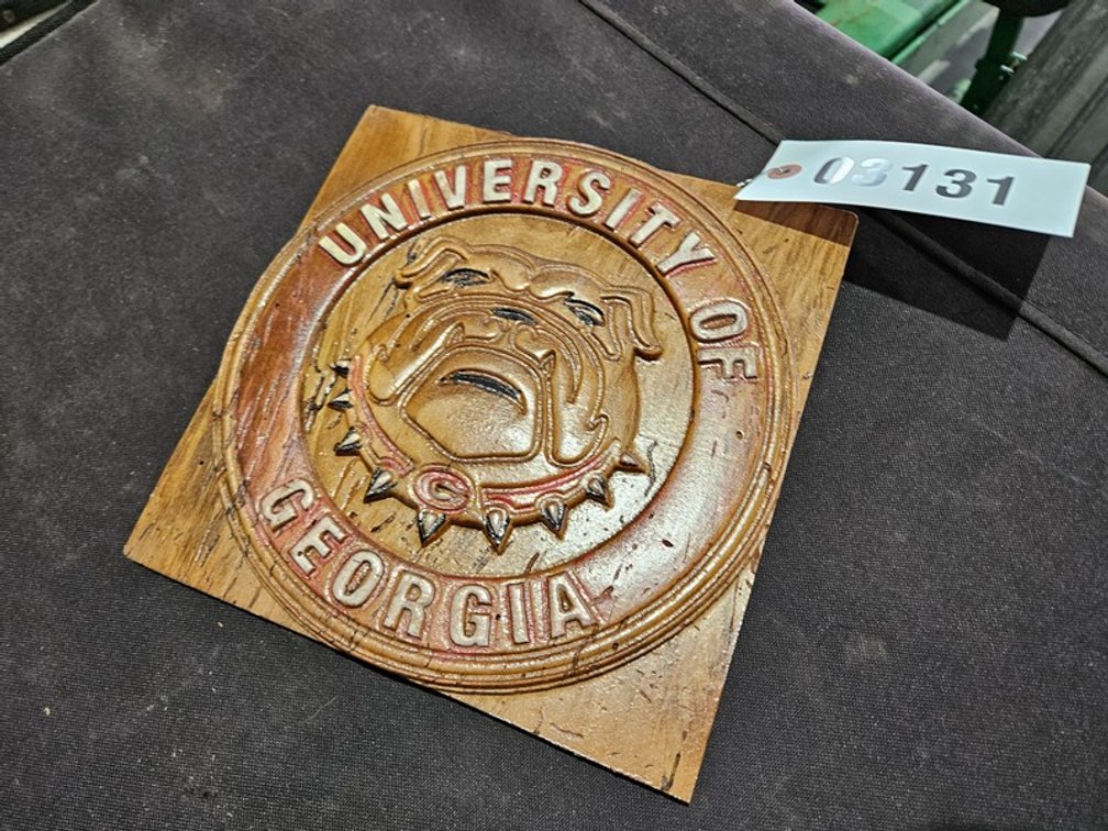 University Of Georgia Wood Carving