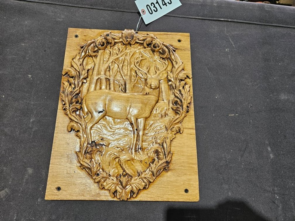 Deer Wood Carving