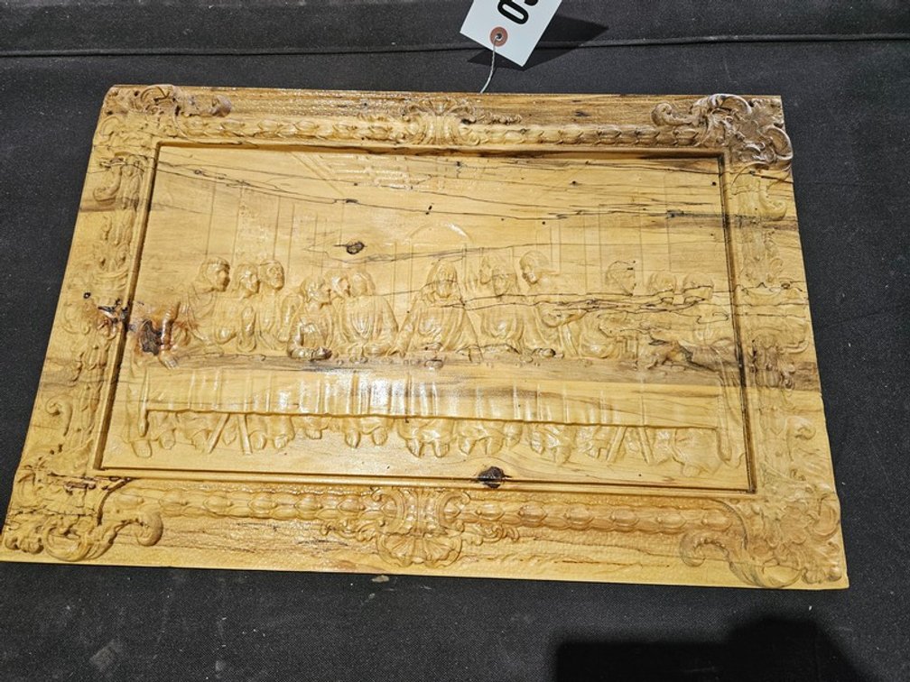 The Last Supper Wood Carving