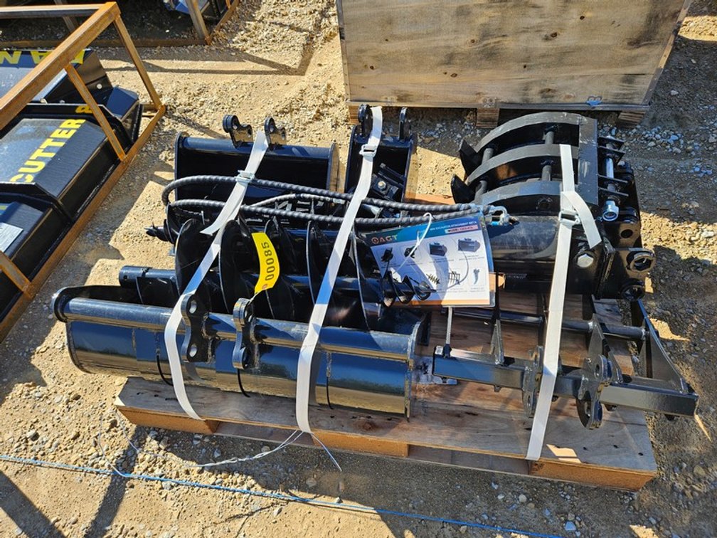 2026 AGT 9 Piece Mini Excavator Attachment Set