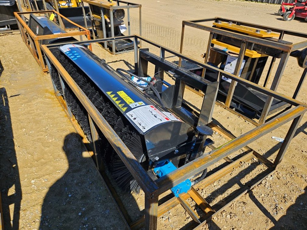 2026 Mower King 72" Skid Steer Angle Broom