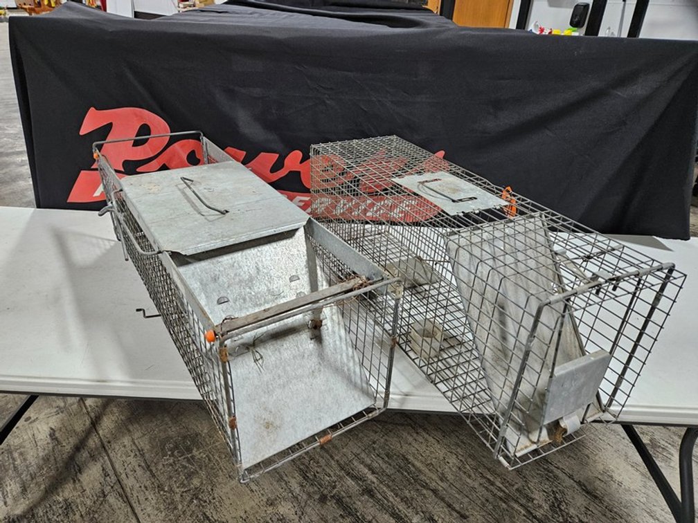 (2) Raccoon Size Live Traps