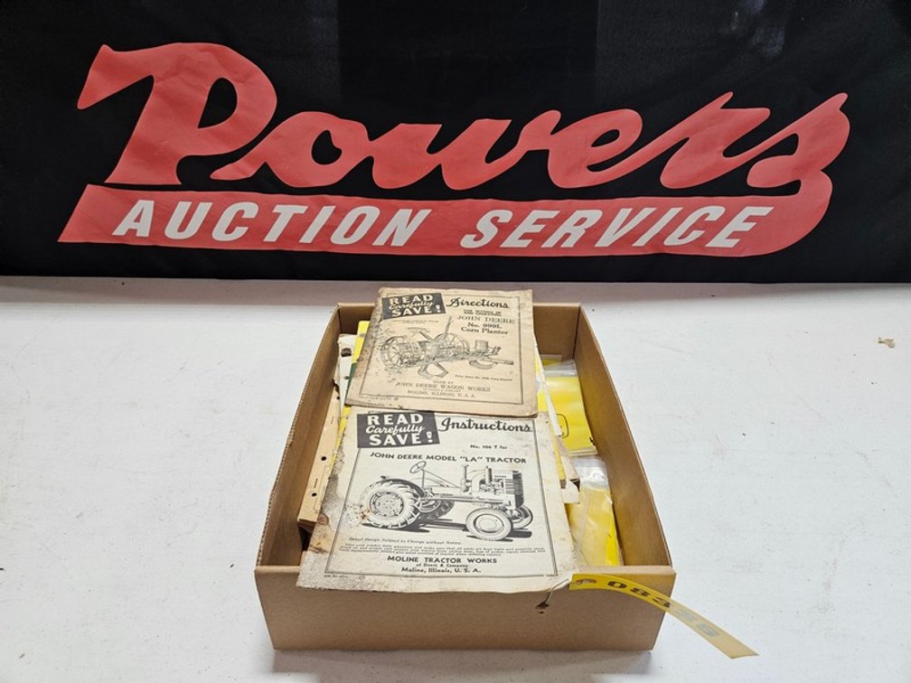 Box Of John Deere Manuals
