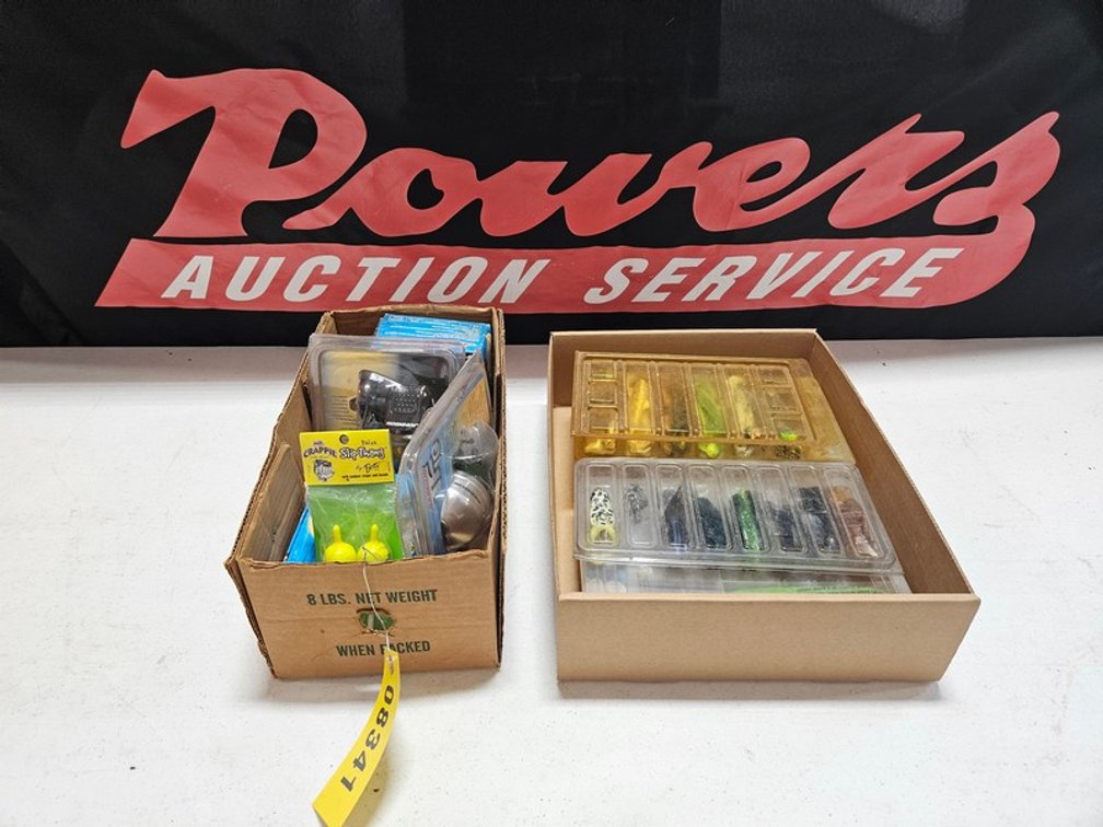 (2) Boxes Assorted Fishing Supplies
