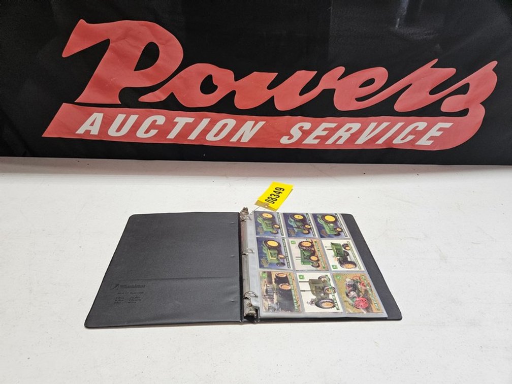 Binder Of John Deere Collector Cards