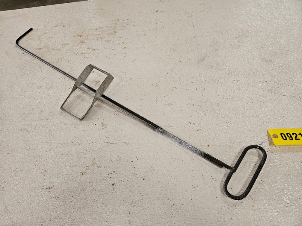 Paint Mixer And Homemade Hook Handle