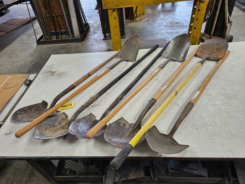 (8) Rack Of Shovels