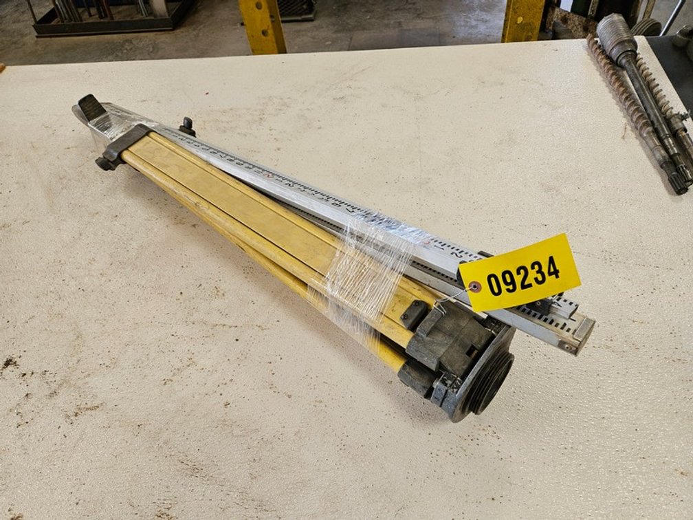 Laser Level Tripod And Measuring Sticks
