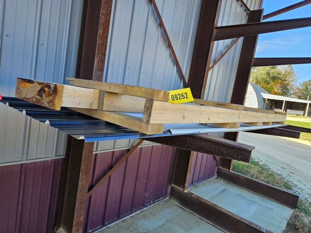 (3) Steel Siding Cover Sheets