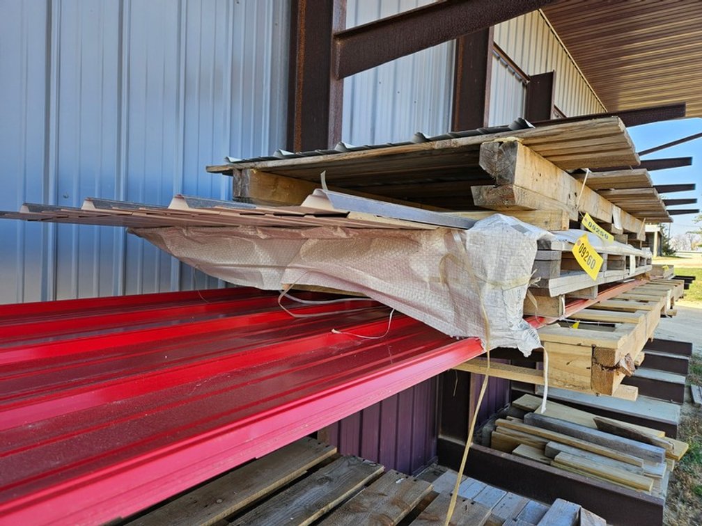 Assorted Size Brown Steel Siding
