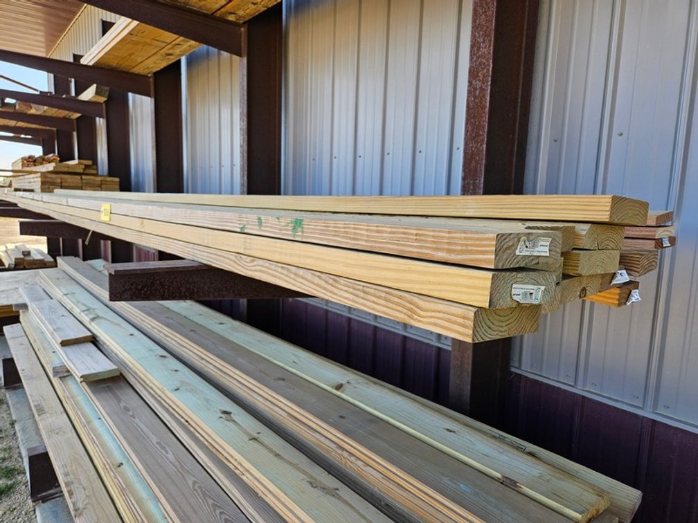 Assorted Treated Lumber