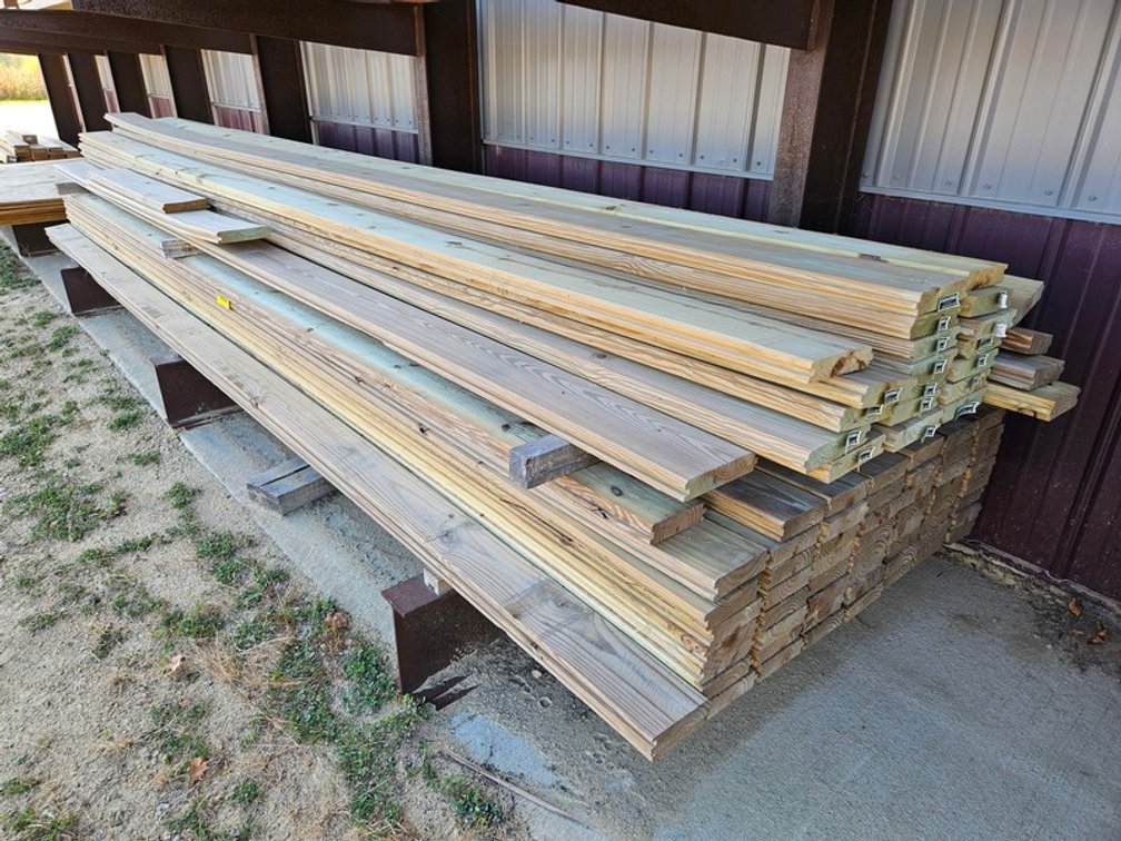 Treated Tongue And Groove Boards