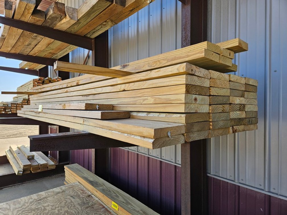 Assorted Treated Lumber