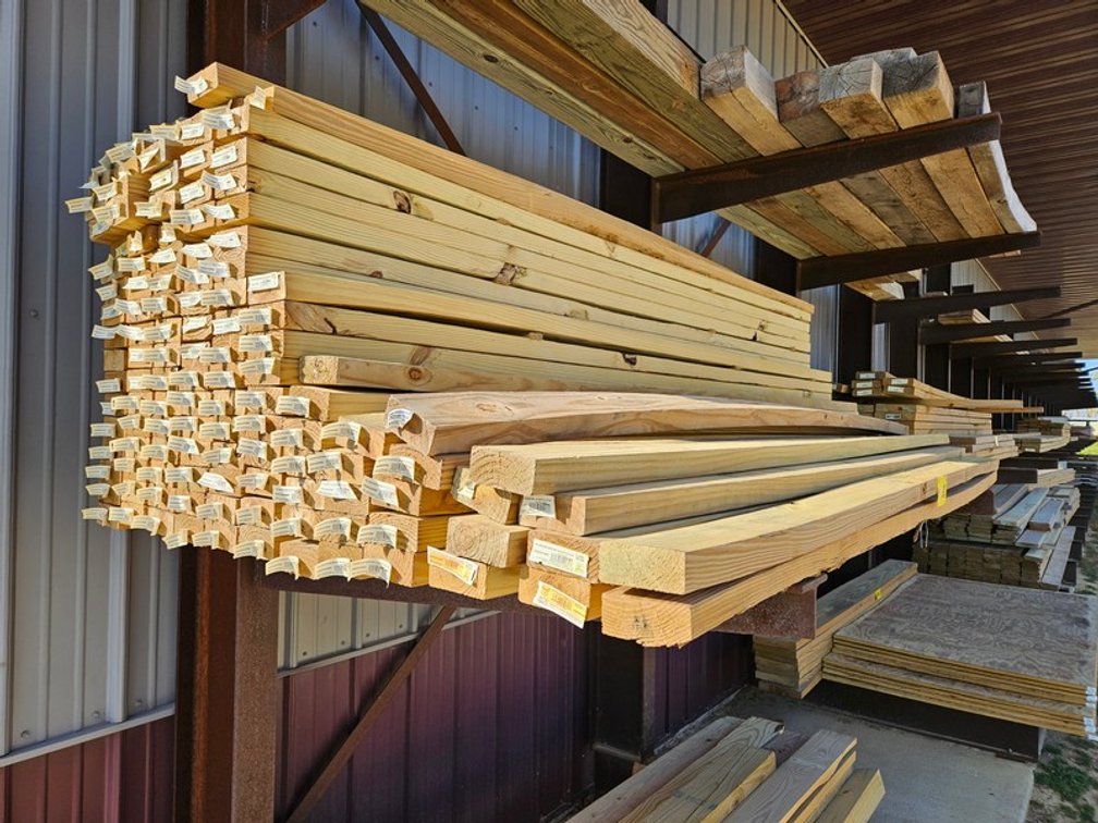 (126) 2"x4"x8' Treated Boards