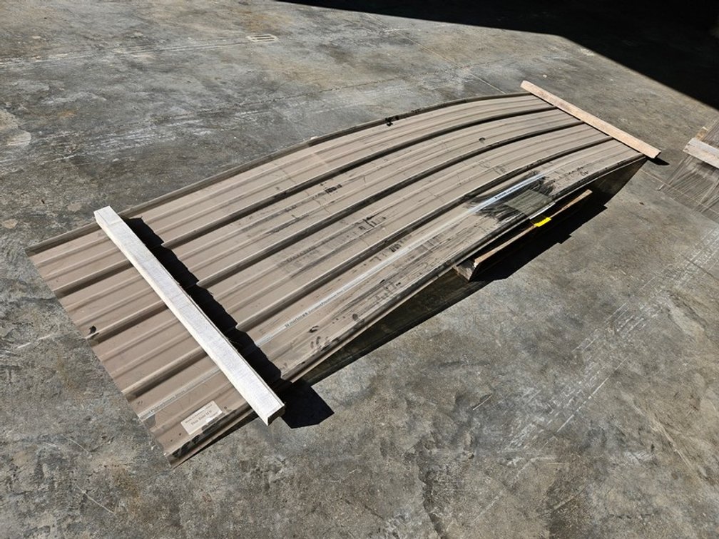 Corrugated Polycarbonate Smoke Sun Sky Color