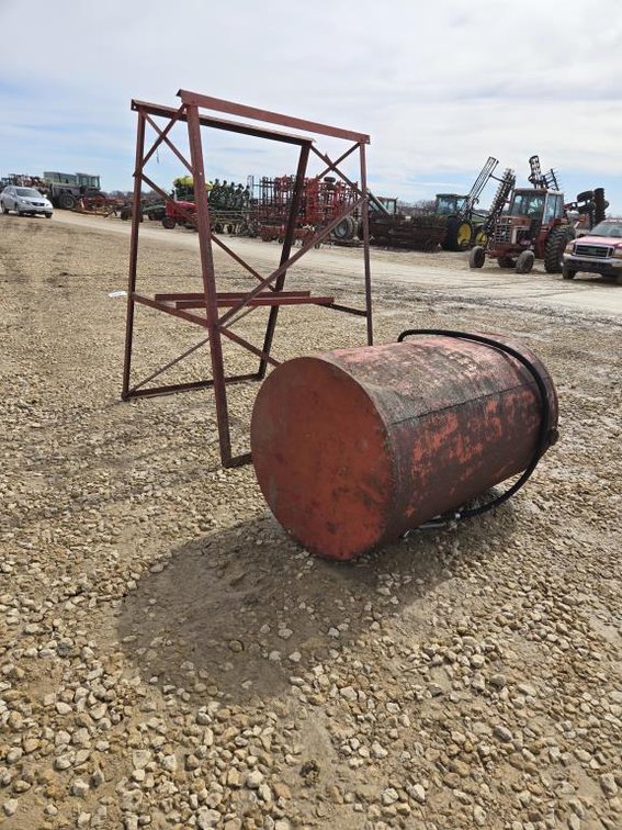 300 GALLON FUEL BARREL