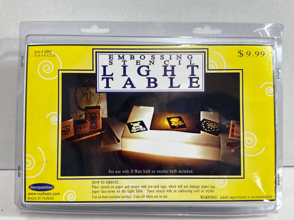 Light Table Stencil (NIB)