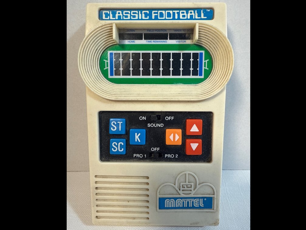 Vintage Mattel Classic Football Game