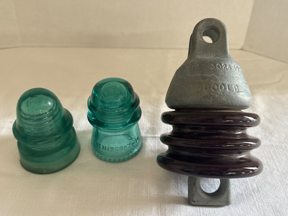 Vintage Glass & Porcelain Insulators