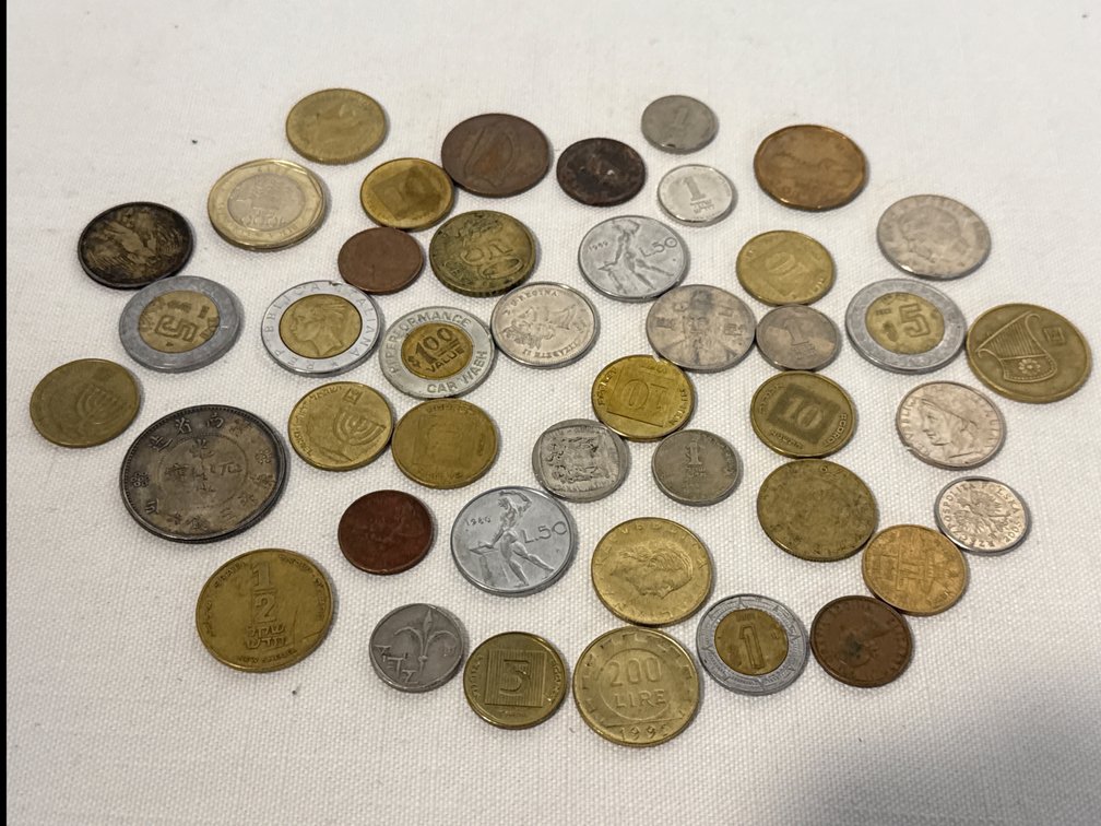 Bag of International Coins