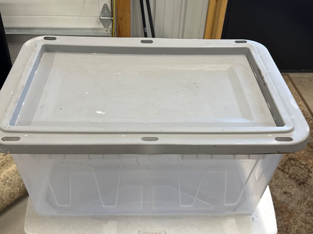Clear Plastic Tub