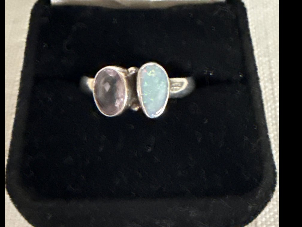 Silver & Gemstone Ring