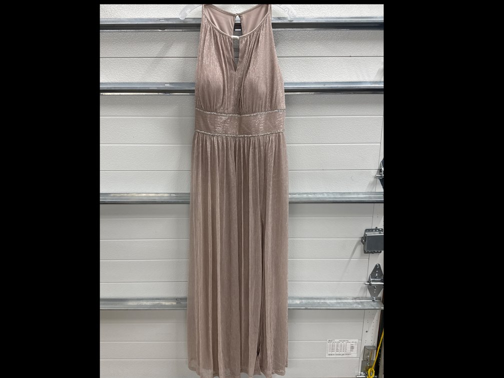 Oleg Cassini High-Neck Evening Dress (New)