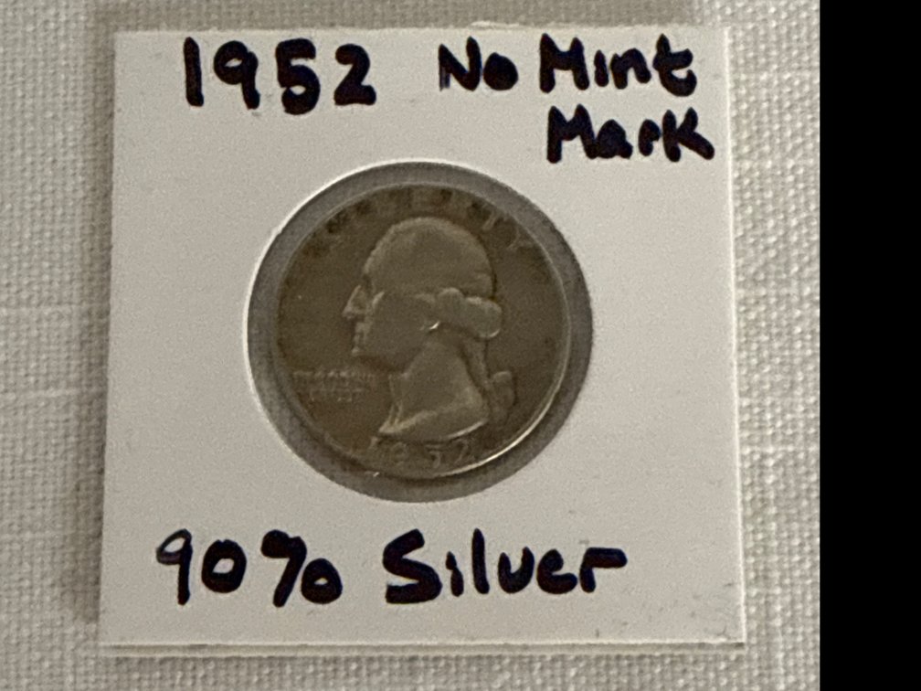 Silver Quarter (No Mint Mark)
