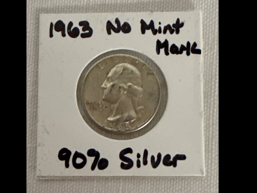 Silver Quarter (No Mint Mark)