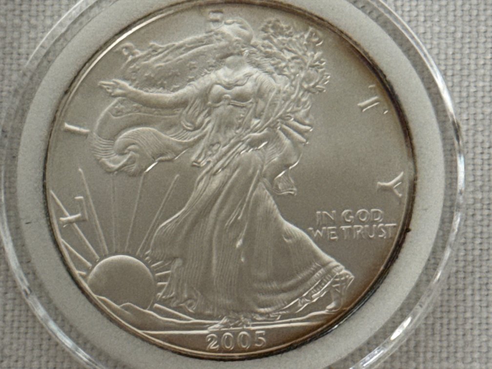 SILVER "Walking Liberty" Dollar Coin