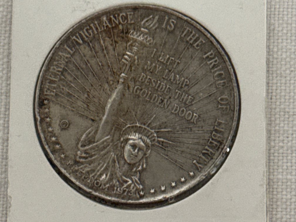 Statute of Liberty SILVER Round Coin