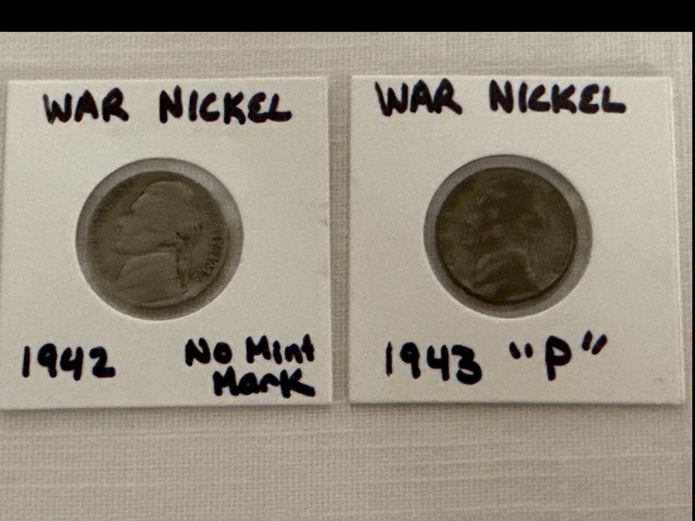 War Nickel Coins (2)