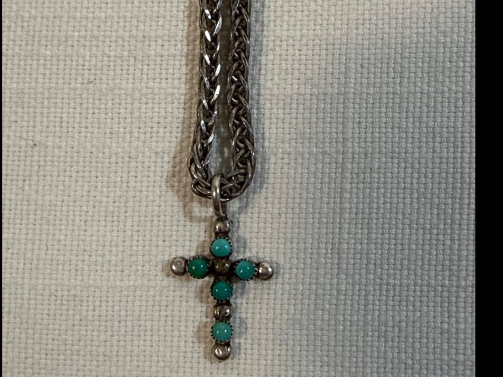 925 Silver Necklace with Cross