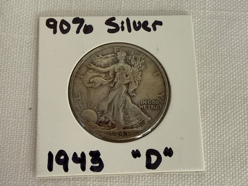 Half Liberty Silver Dollar Coin