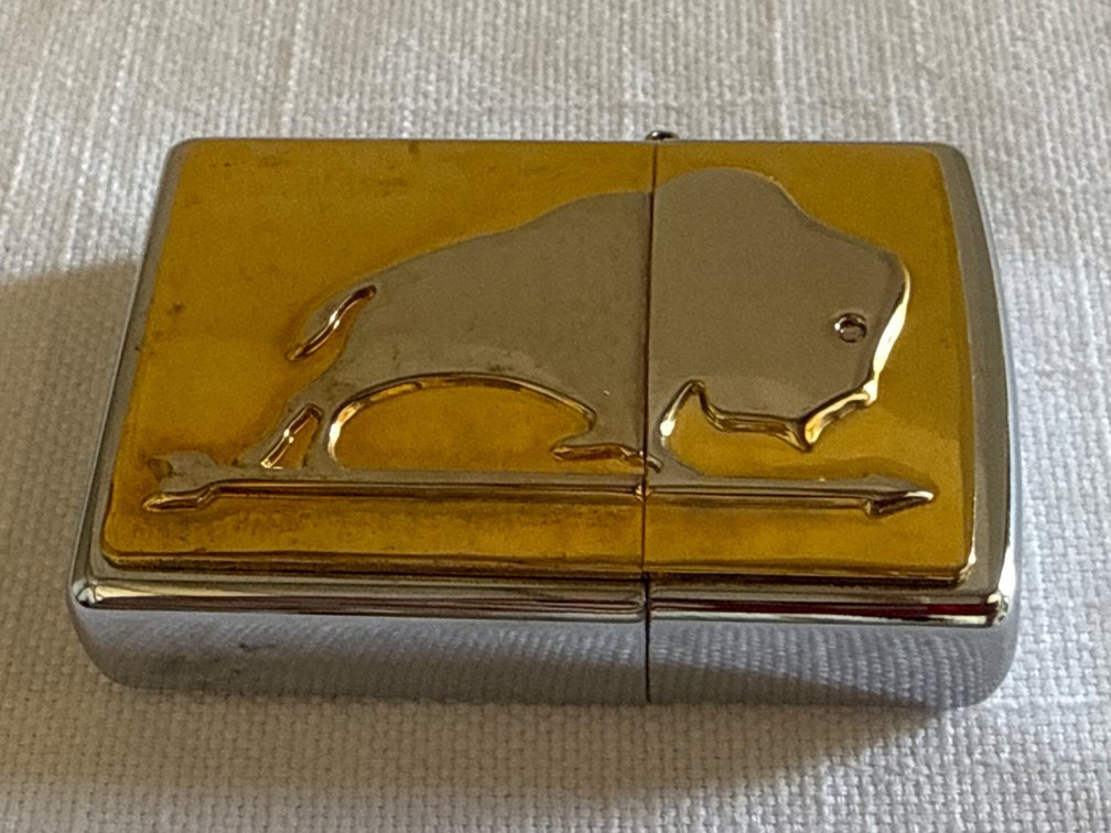 Zippo Brass Bison Lighter
