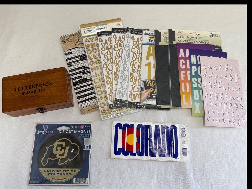 Stickers & Letter Stamps (15)