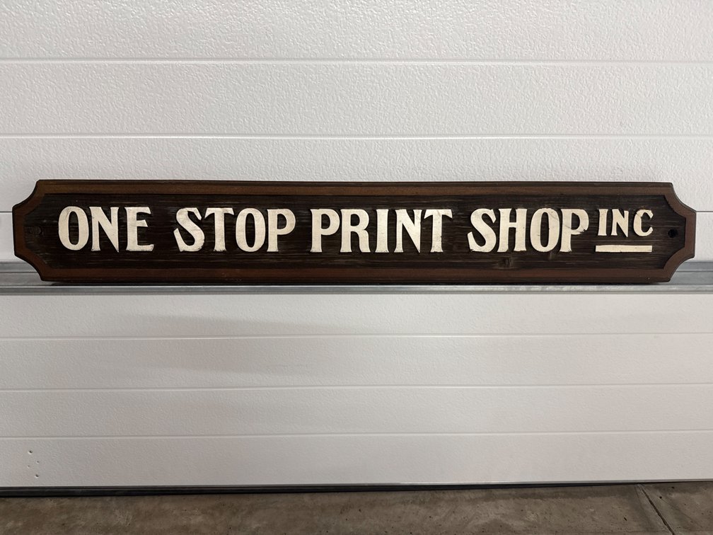 Large Wood Sign