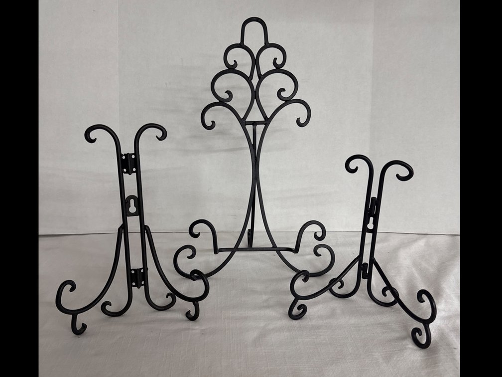 Wrought Iron Easels (3)