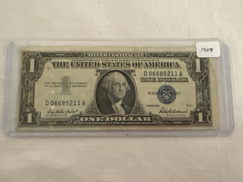 1957 U. S. $1.00 Silver Certificate