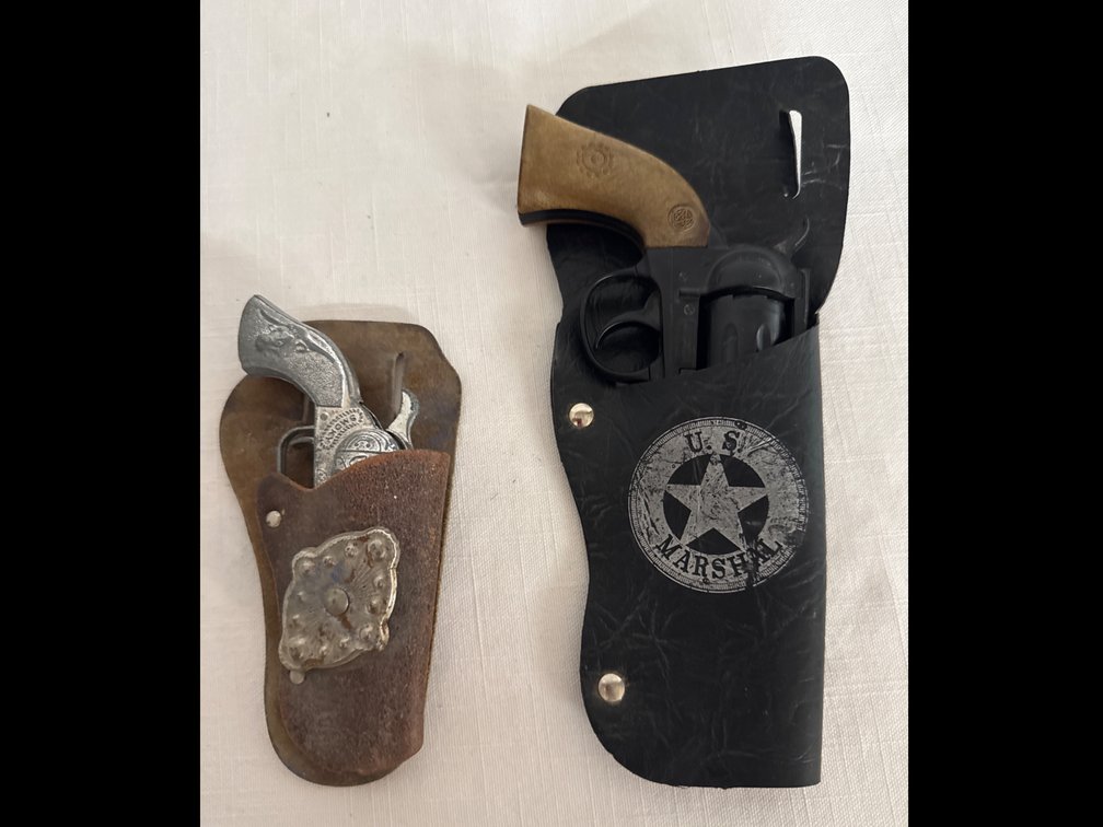 Vintage Metal Single Shot Cap Guns (2)
