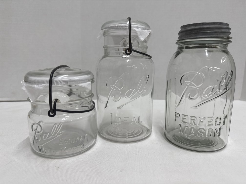 Vintage Ball Mason Jars (3)