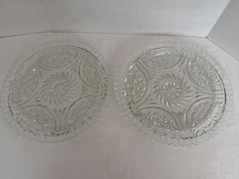 Vintage Anchor Hocking Platters (2)