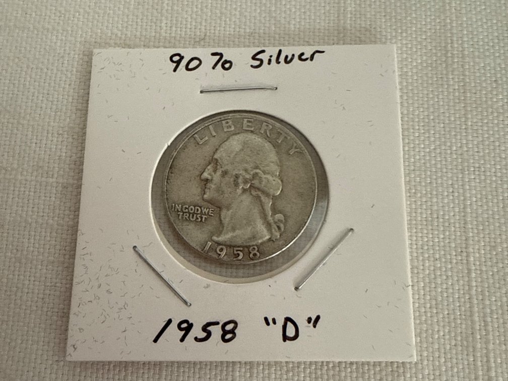 1958 “D” Quarter Coin