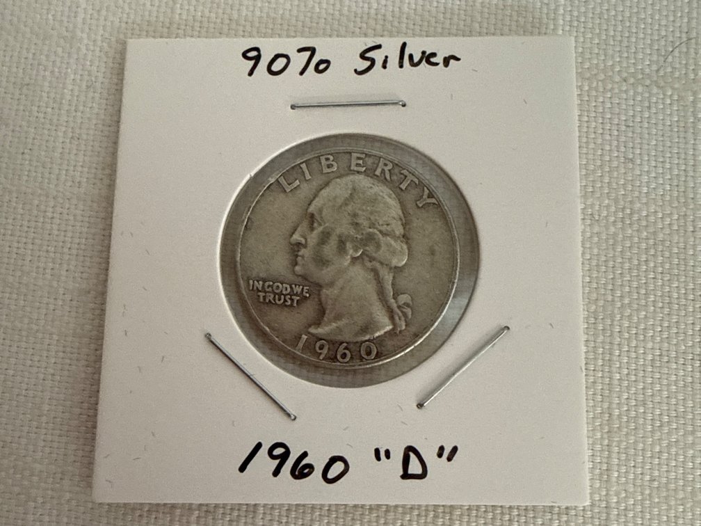 1960 “D” Quarter Coin