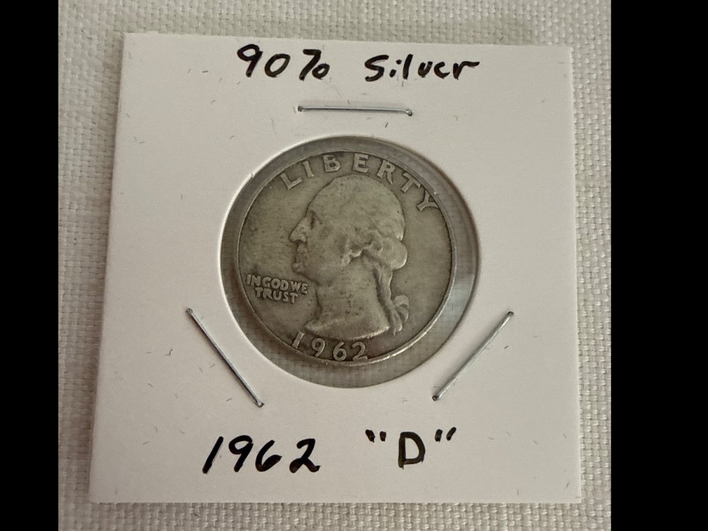 1962 “D” Quarter Coin