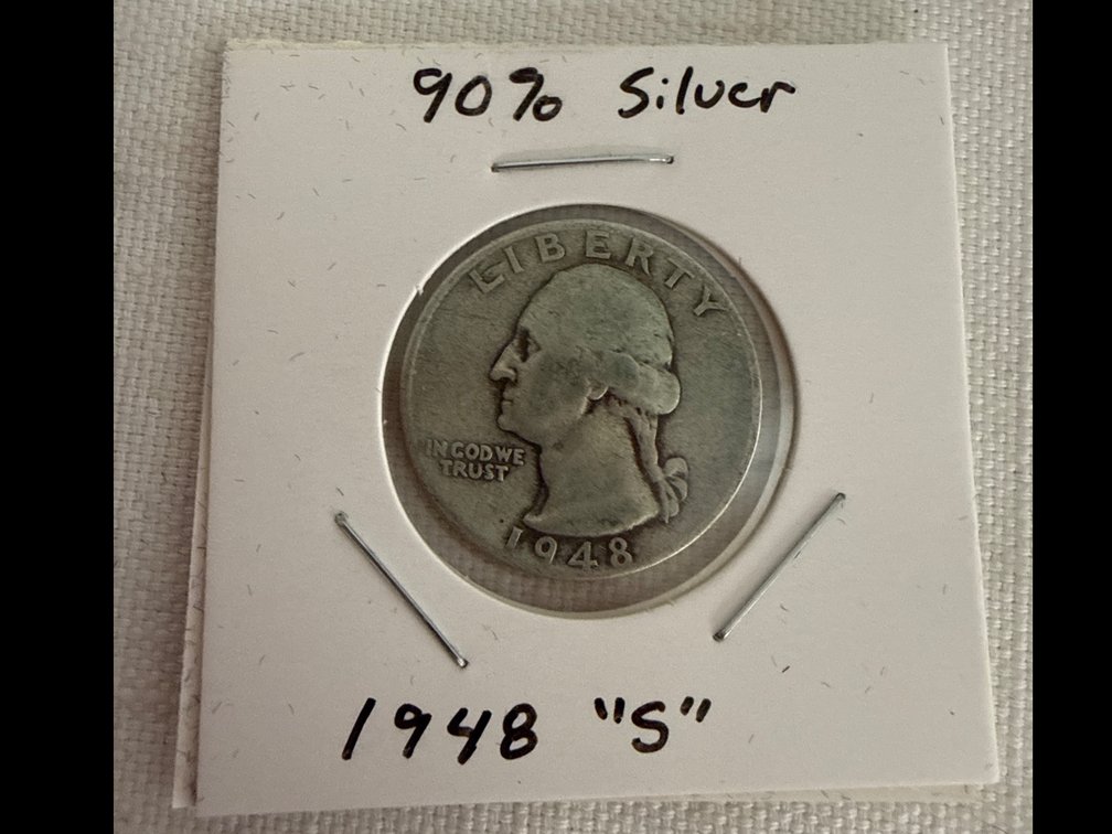 1948 “S” Quarter Coin