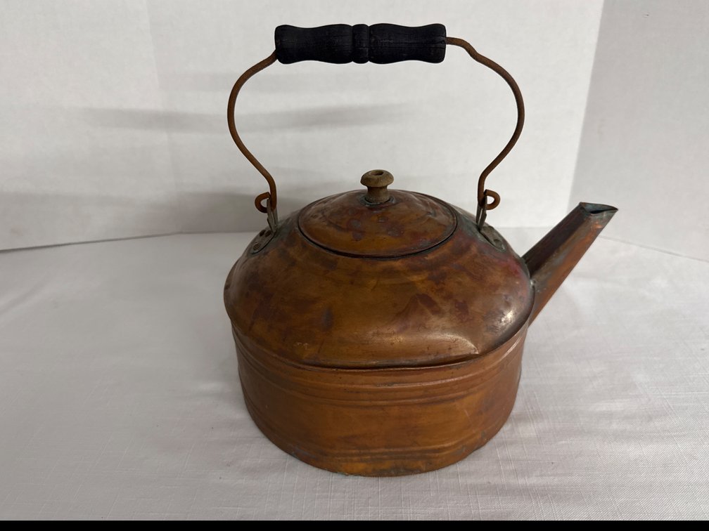 Antique Copper Tea Pot