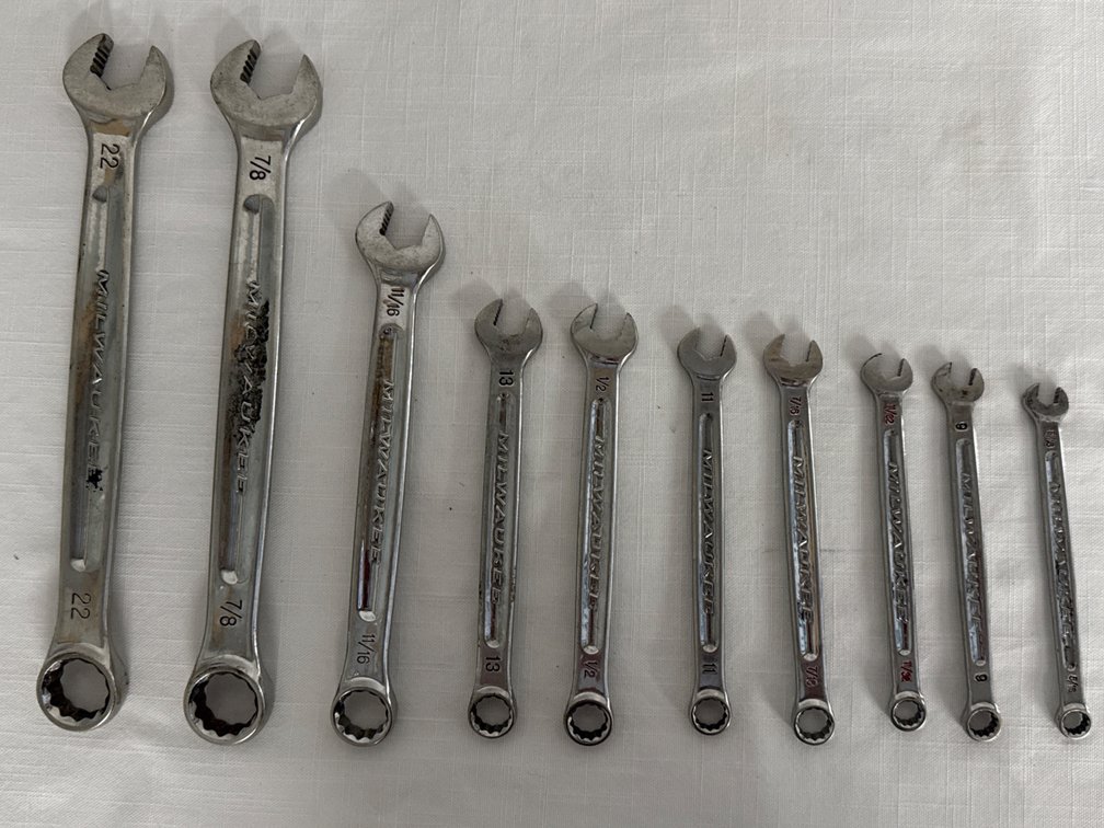 Milwaukee Combination Wrenches (10)