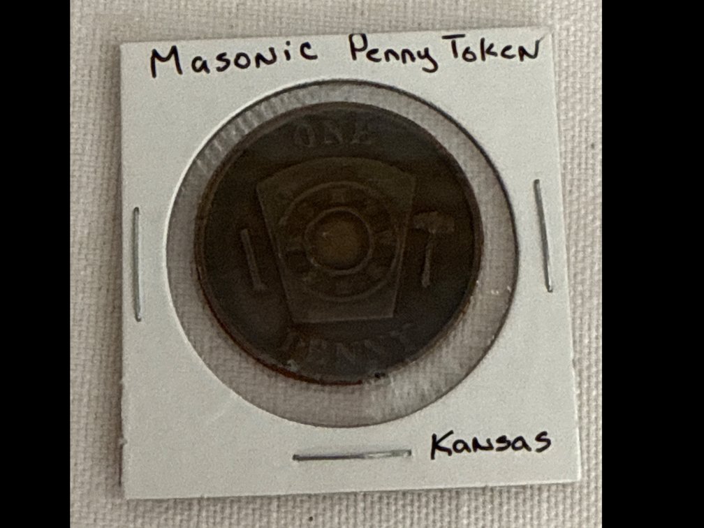 Masonic Penny Token (1)
